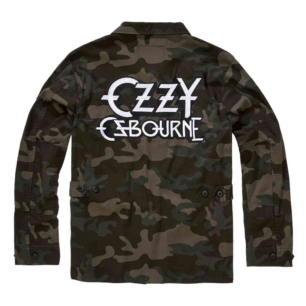 Brandit Ozzy Osbourne - BDU dark camo Jacke - Grün